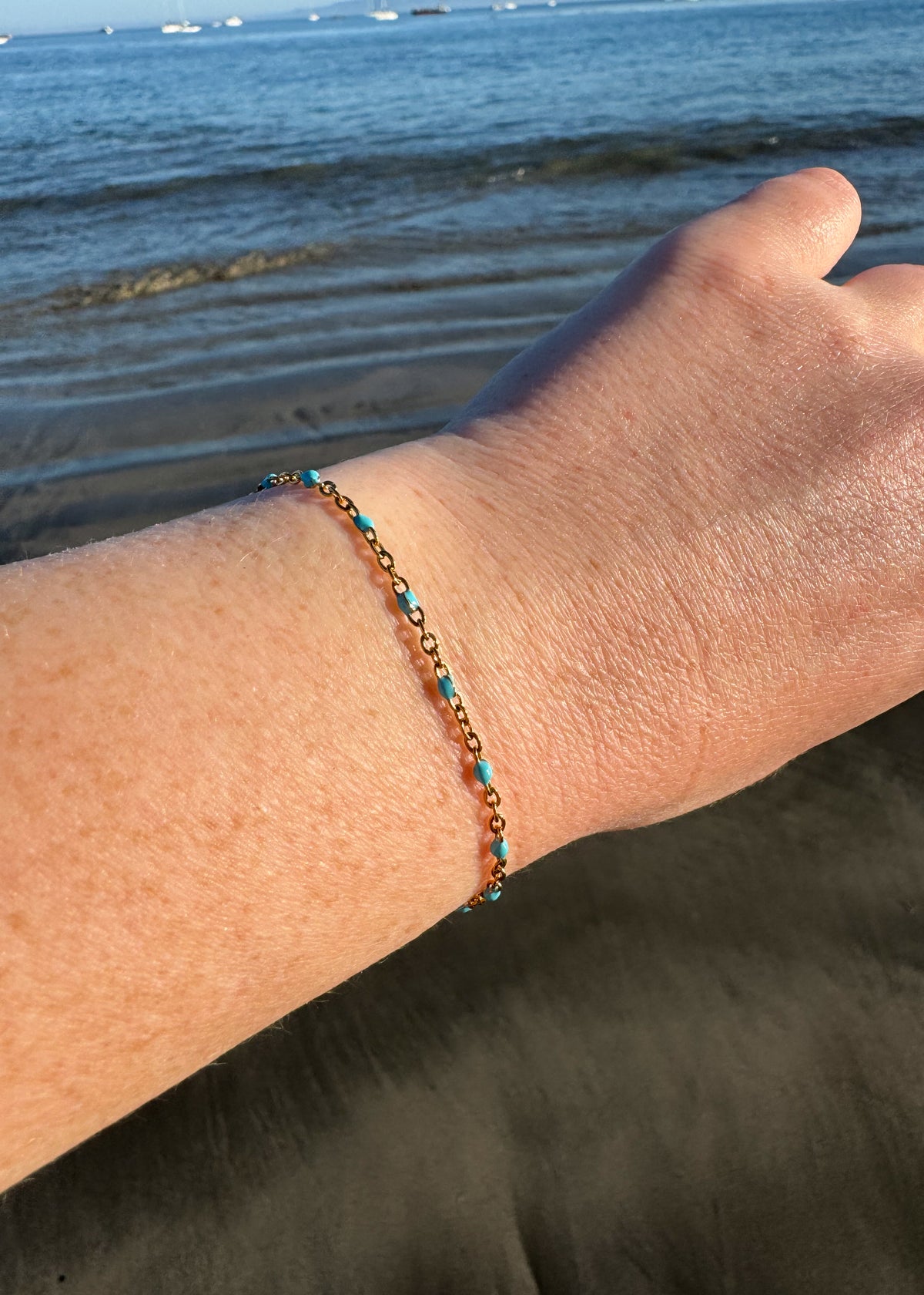Turquoise Dot Bracelet