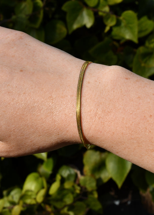 Herringbone Chain Bracelet