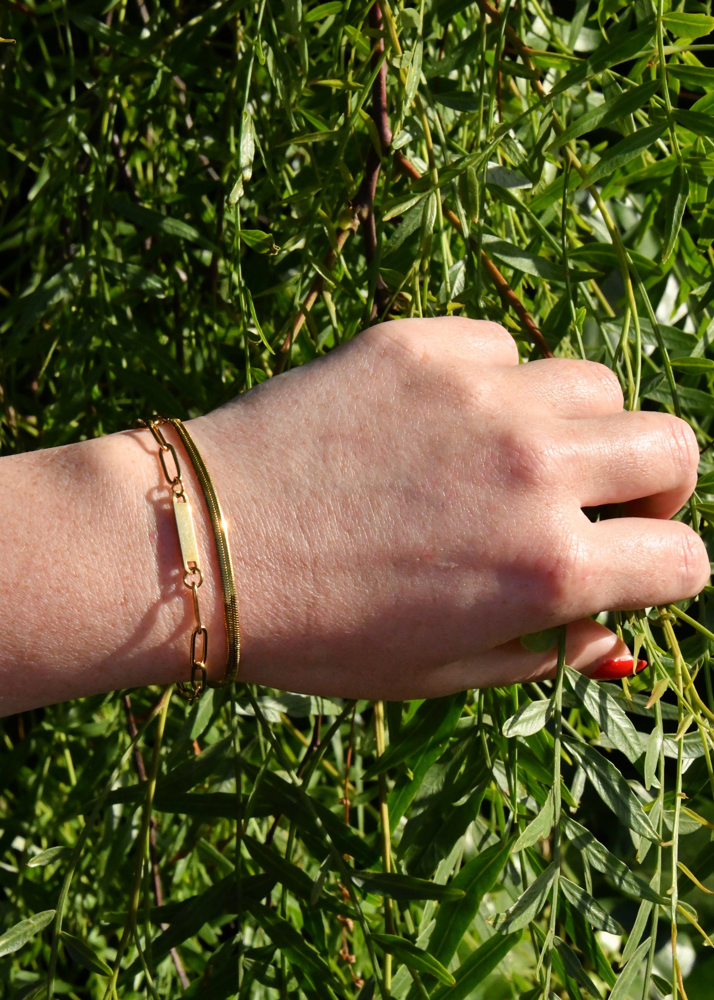 Herringbone Chain Bracelet