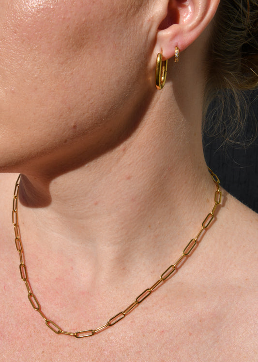 Paperclip Chain Necklace