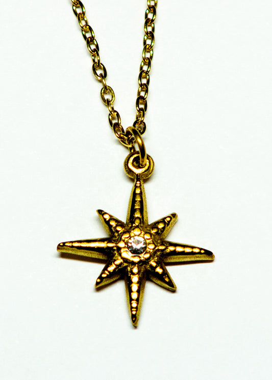 Compass Star Charm