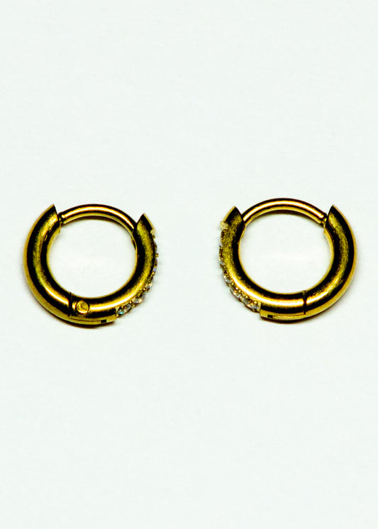 Gem Huggie Earrings