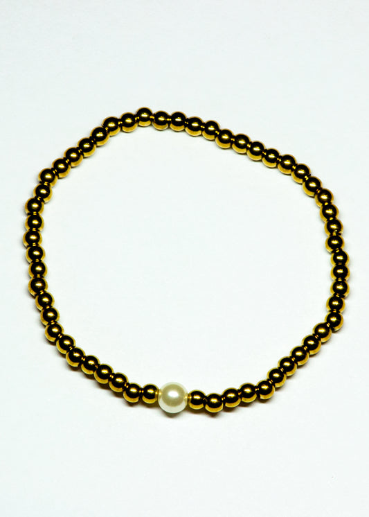 Golden Pearl Bracelet