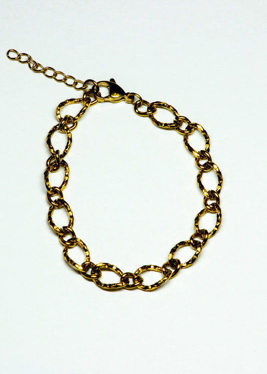 Textured Oval Bracelet